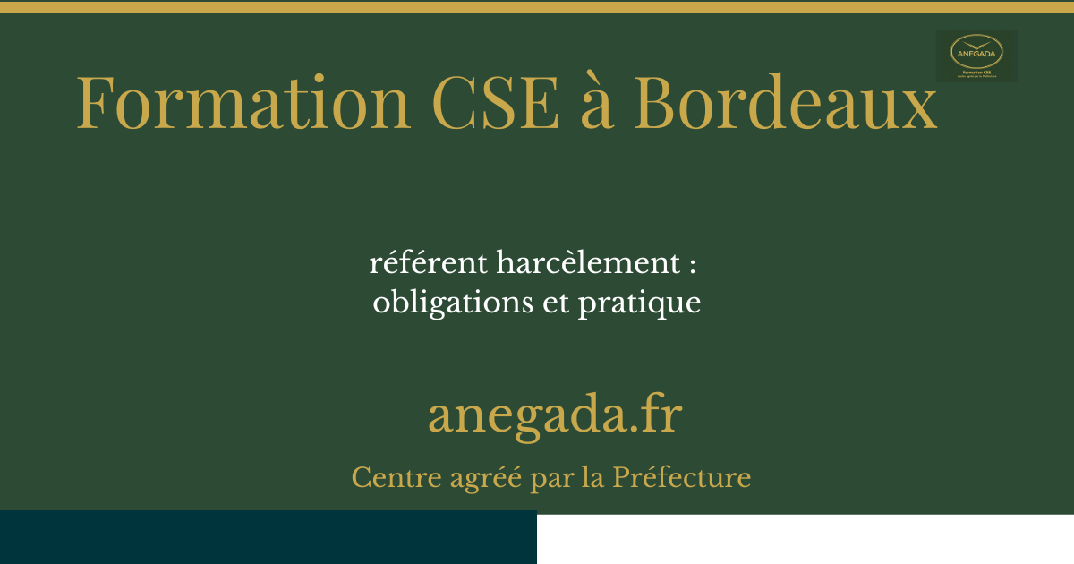 Formation référent harcèlement Bordeaux : obligations et pratique