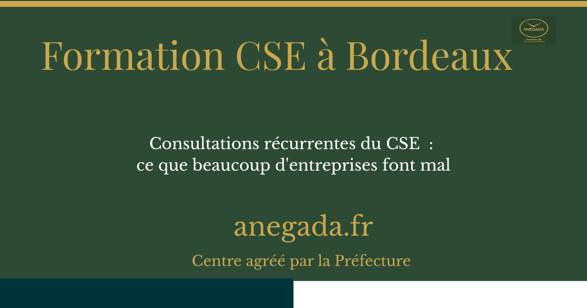 Consultations récurrentes du CSE à Bordeaux : ce que beaucoup d'entreprises font mal