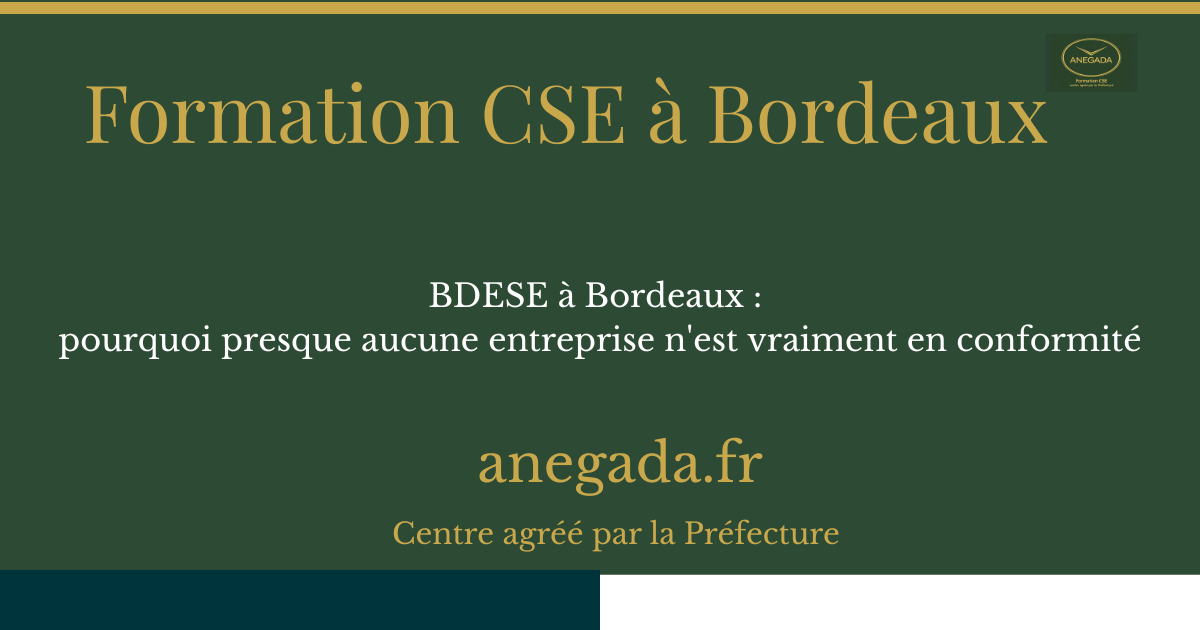BDESE à Bordeaux : pourquoi presque aucune entreprise n'est vraiment en conformité