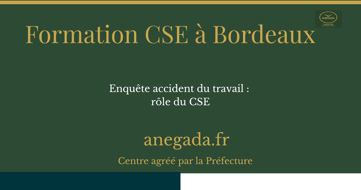 François Deplanque — Enquête accident du travail à Bordeaux : le rôle incontournable du CSE
