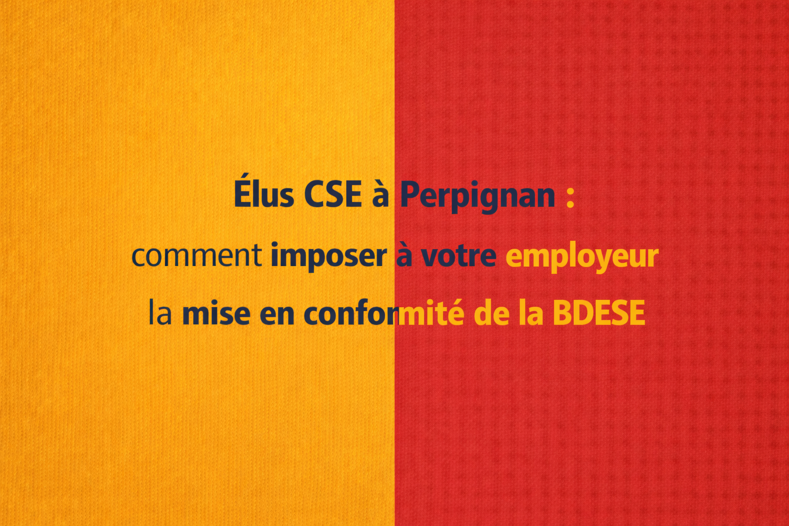 Élus CSE à Perpignan : comment imposer à votre employeur la mise en conformité de la BDESE