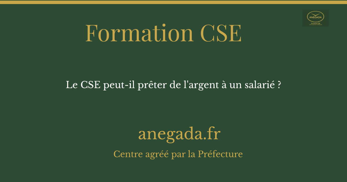 Le CSE peut-il prêter de l'argent à un salarié ?